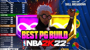 THE BEST POINT GUARD BUILD IN NBA 2K22 CURRENT GEN! COMP STAGE GUARD BUILD! UNSTOPPABLE BUILD!