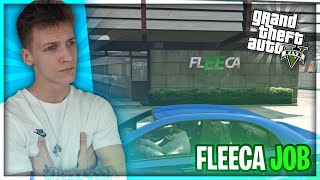 Malá Banka V PRVEJ OSOBE! | Fleeca Job - GTA V Heisty FP | TeLk0