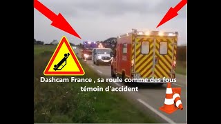 Dashcam France de retour sur Paris et un crash se produit