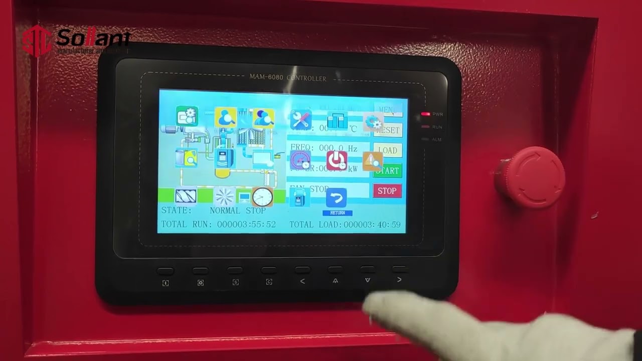 Sollant 4-in-1 Air Compressor (Dryer + Tank + VFD) – Full Installation Demo ⚙️ #AirCompressor