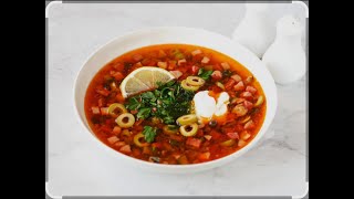 Самая вкусная СБОРНАЯ МЯСНАЯ СОЛЯНКА. Рецепт Как вкусно приготовить солянку.