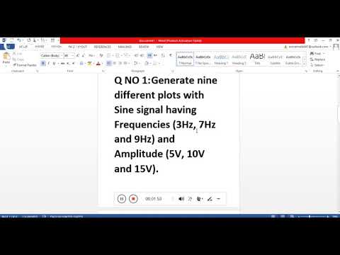 how to plot different sine wave in matlab/ Easy way to learn marlab ---   Part2-2