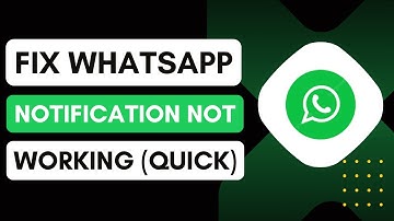 Fix: WhatsApp Notifications Not Working! [Home Screen & Status Bar]