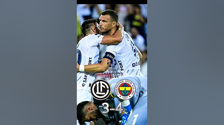 LUGANO-FENERBAHÇE 3-4 💙💛 MAÇ ÖZETI