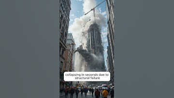Construction Disaster Caught on Camera – Instant Building Collapse! #shorts #shortsviral #disaster