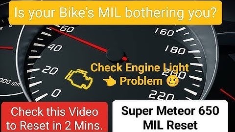 CHECK ENGINE LIGHT || DO NOT IGNORE || BSVI Royal Enfield Super Meteor 650 || MIL PROBLEM RESOLVED👍🏻