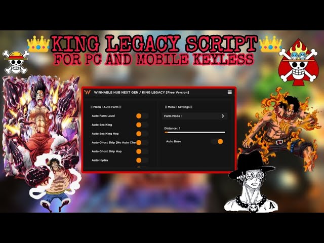 King Legacy Keyless Script, Auto Farm