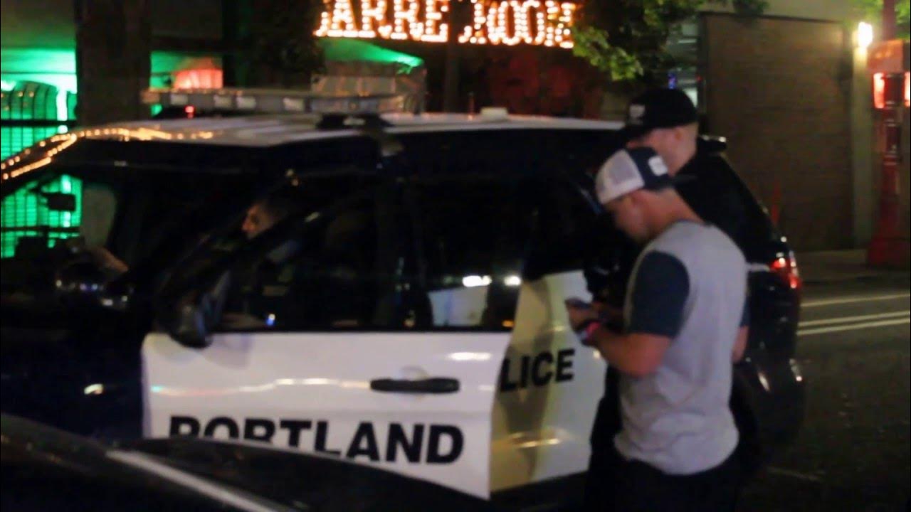 bouncer takes ID police give it back YouTube