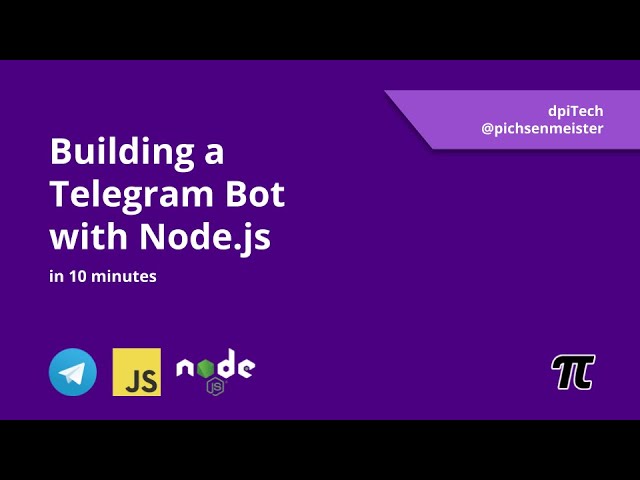 How to create a Telegram bot with Node.js and Sanity