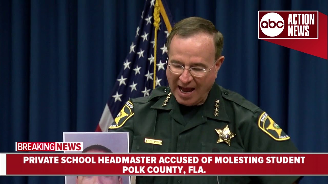 News Conference: Polk Co. private school headmaster accused of molesting student