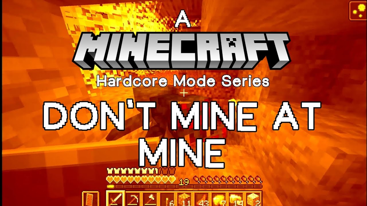 DON'T MINE AT MINE | I Almost Died 💀 | A Minecraft Hardcore Mode Series ...