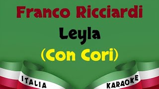 Franco Ricciardi - Leyla (Con Cori) (DEMO) Karaoke Resimi