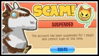 How Scammers are Getting Random People Suspended | Animal Jam