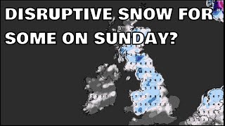 Disruptive Snow for Some on Sunday? 1st December 2023 screenshot 1