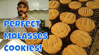 SIMPLE Chewy Molasses Cookies!!!