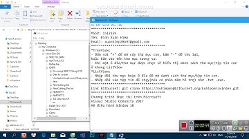 Demo Listview Treeview cơ bản Win32 c++