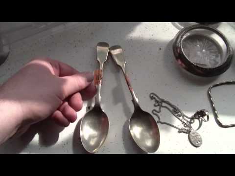 Goodwill Treasure - 96g of Sterling Silver & antique glass!!!