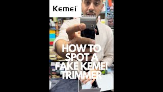 kemei trimmer original vs duplicate differentiate | kemei trimmer | kemei KM-809A