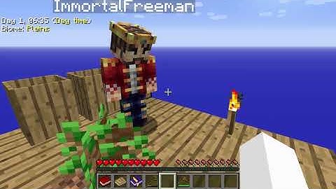 Minecraft SkyFactory Part 1 - Twerking for Trees?