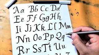how to write Lucida calligraphy A to Z | Italic calligraphy | Lucida handwriting how to write Lucida calligraphy A to Z | Italic calligraphy | Lucida handwriting