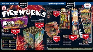 Aldi fireworks leaflet 2017
