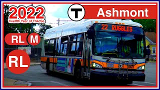 MBTA Buses and Trolleys at Ashmont Station
