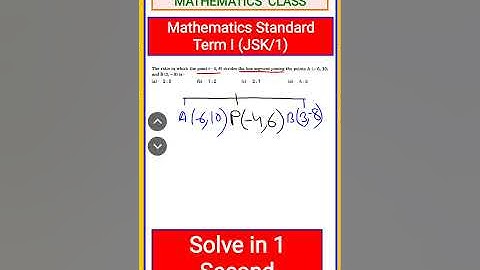 The ratio in which point(4,-6) divides the line segment joining A(-6,10) and B(3,-8) is #JSK/1