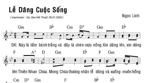 LỄ DÂNG CUỘC SỐNG - NGỌC LINH - Trình bày Cđ Mân Côi gx. Lái Thiêu