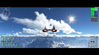 Microsoft Flight Simulator - Darkstar - Hypersonic Flight - How to Activate Scramjet