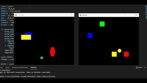 Aula sobre Colisões (pygame) - Projeto de extensão Python