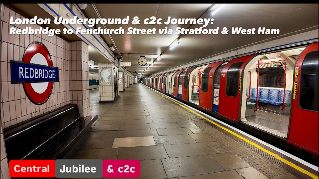 London Underground & c2c Journey: Redbridge to Fenchurch Street