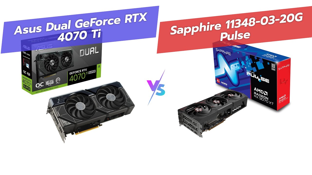💻 ASUS RTX 4070 Ti vs Sapphire RX 9070 XT 🥇 | Graphics Card Comparison
