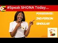 Possessives 2nd person singularspeakshona shonalessons shonabeginnerlessonslearnshona