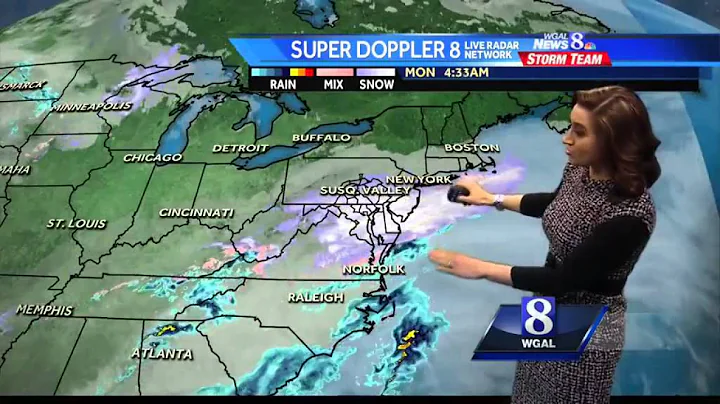 Christine Ferreira tracks wintry system