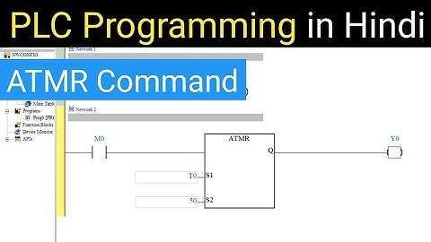 ATMR Command |Contact Type Timer| PLC Programming in Hindi