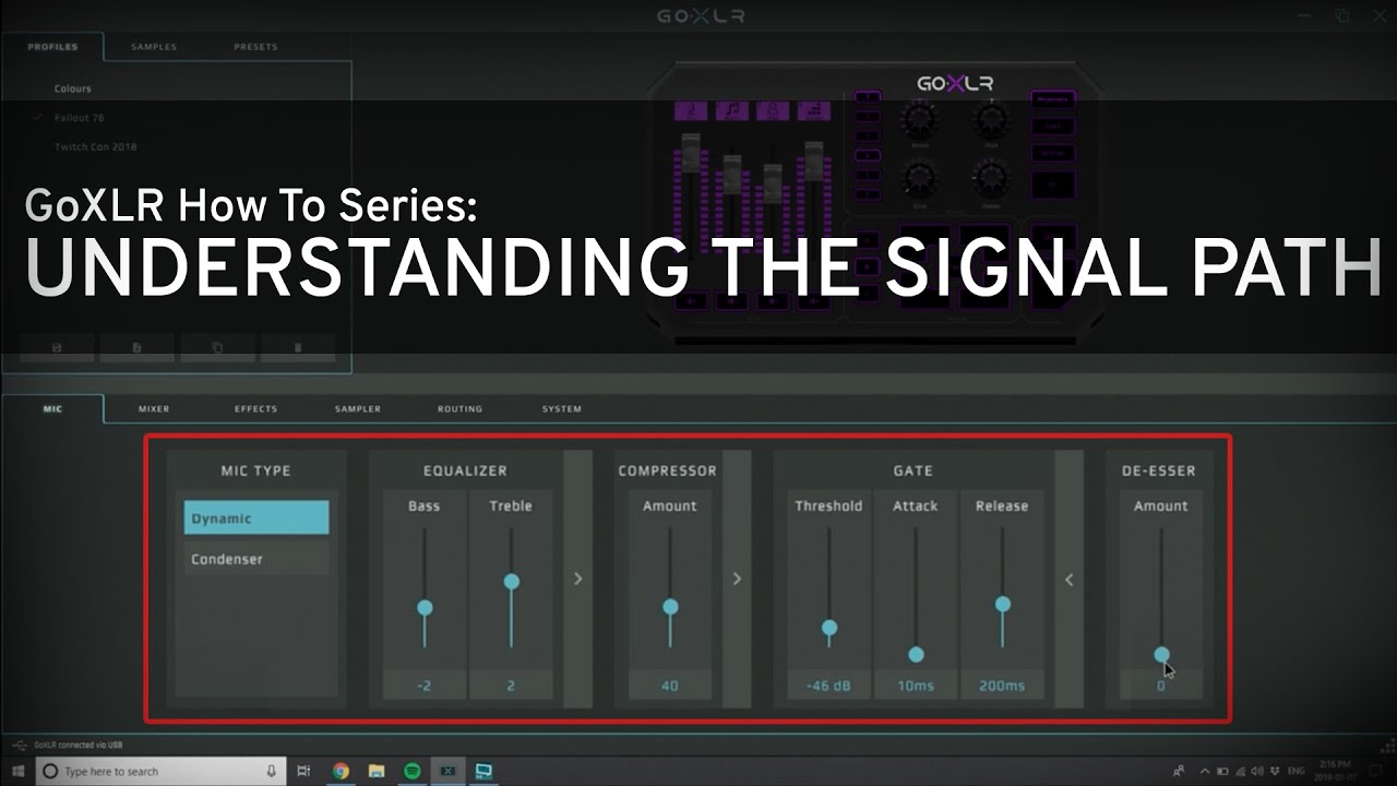 TC-Helicon GoXLR Mini Setup Guide