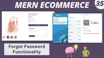 MERN Stack E-Commerce Project #35: Password Request Reset Function