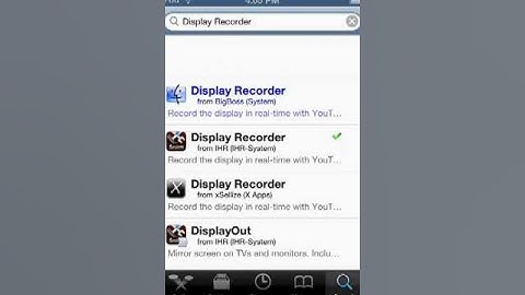 How to download display recorder ios 6.1