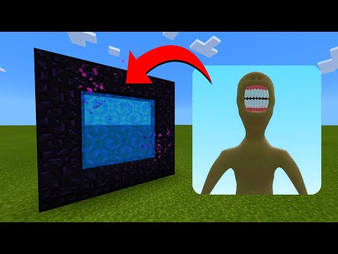 How To Make A Portal To The Trevor Henderson Hush Dimension in Minecraft!