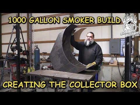 [1000 Gallon Smoker Build] How To Make The Collector Box