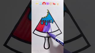 🧈🧊🧲🩰🍉🍦 #ytshorts #art #drawing #reels #shortsfeed #viralreels #brushpen