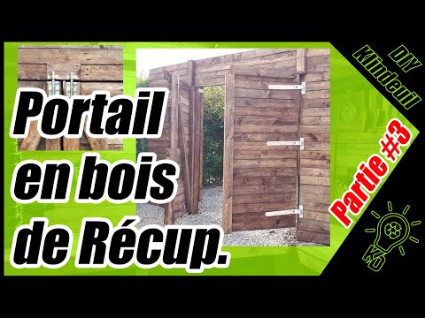 Fabrication d'un portail en bois