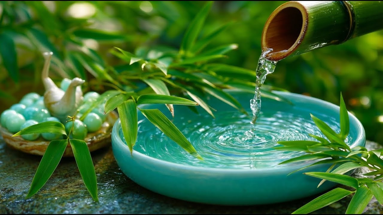 Best Mental Care | Relaxing Music 🪴 Water Sound For Slowdown , Spa Music Live