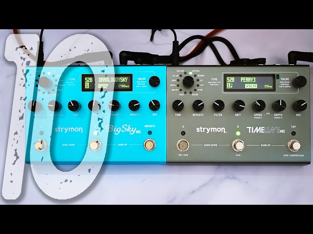 10 Amazing Ambient Sounds | STRYMON BigSky MX + TimeLine MX - YouTube