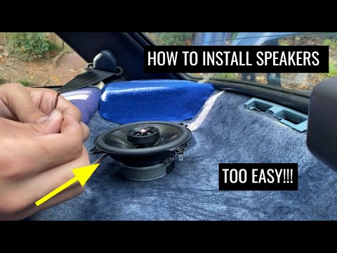 How to Install NEW SPEAKERS in an OLD CAR | Volvo 240