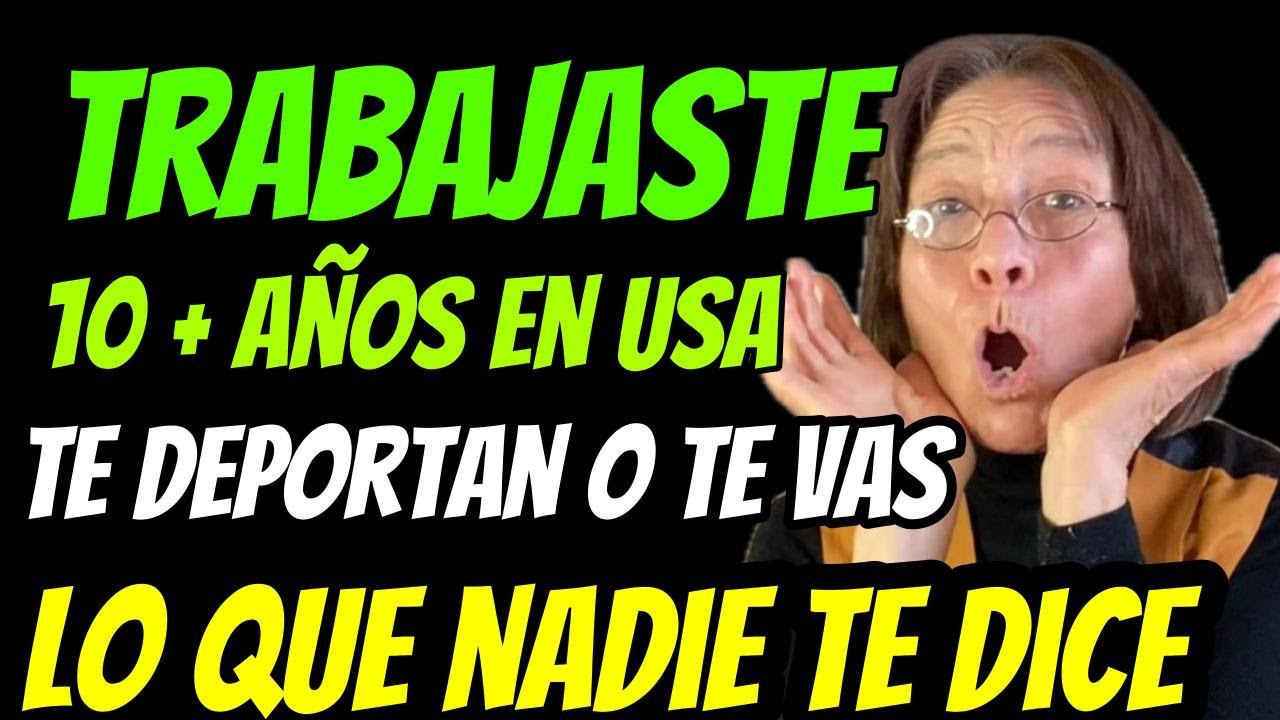 #2 🟢 HAY OPCIONES no pierdas tus BENEFICIOS si trabajaste en USA con o sin DOCUMENTOS/como y donde?