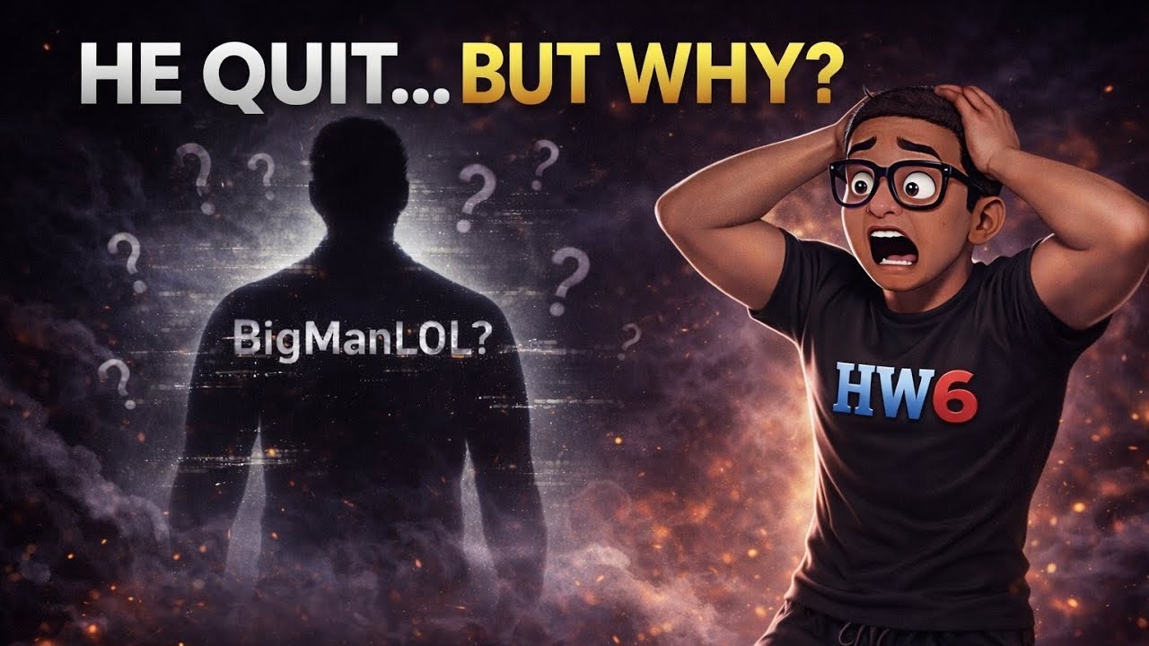 BigManLOL from Happy Wheels quits!