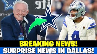 🔥EXCLUSIVE! YOU WON'T BELIEVE THIS! THIS NEWS TOOK EVERYONE BY SURPRISE! DALLAS COWBOYS NEWS NOW!