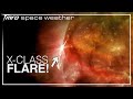 Impressive X-Class Flare causes Radio Blackout // Space Weather