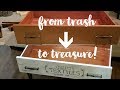 Trash to Treasure Upcycle...Dresser Drawer Makeover